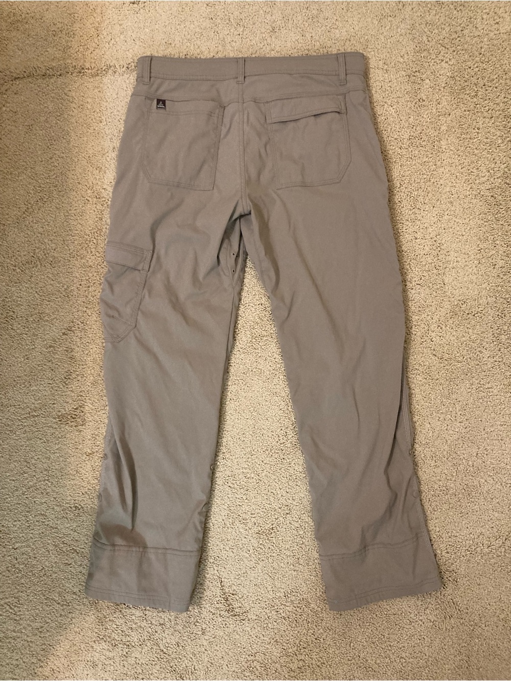 Prana Men's Stretch Zion Hiking Pant Medium x 30 Length Khaki / Tan - Picture 4 of 6
